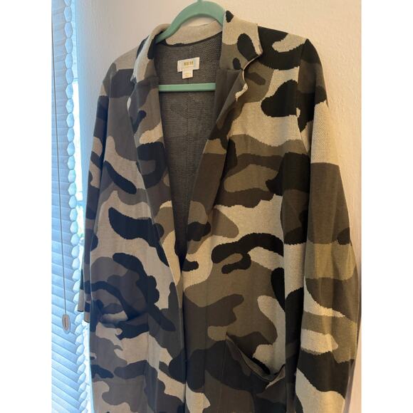 Anthropologie Maeve Kieran Sweater Coat, size XS, camo, schaket - Picture 4 of 8